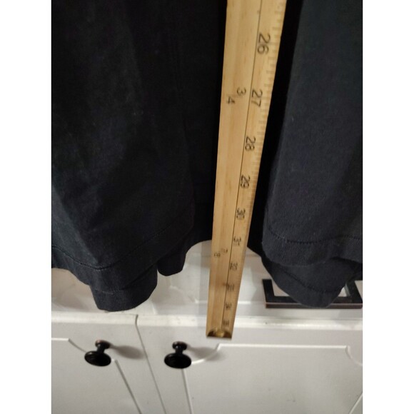 Neon Buddha Tunic Top Women Cowl Neck Asymmetrical Hem Black Large - Picture 4 of 8